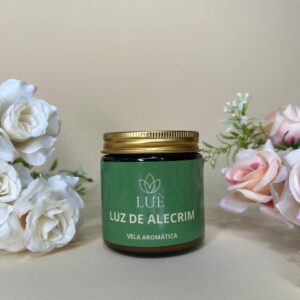 Luz de Alecrim – Vela Artesanal Aromática (80g)