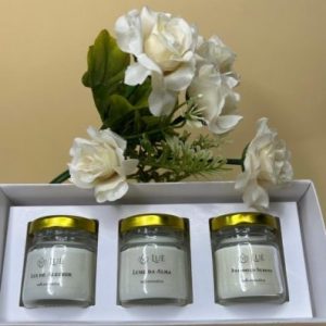 Kit Alma em Três Atos – 3 Velas Artesanais (35g cada)